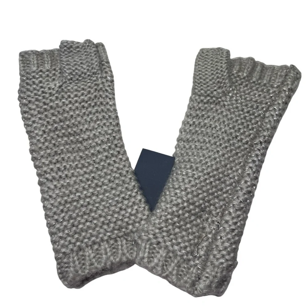 Steve Madden Women’s Knitted Fingerless Gloves Mittens